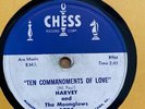 Harvey and The Moonglows 78 RPM- Ten Commandments/Mean Old Blues-Chess 1705