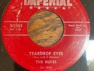 DOO WOP 45 DUKES IMPERIAL 5401 TEARDROP EYES / SHIMMIES & THE SHAKES
