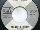 FRANKIE & JOHNNY / MUSIC TRACK - SWEET THANG/ TIMES GONE BY - ROCK 45