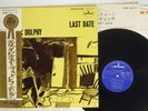 ERIC DOLPHY LAST DATE MERCURY SMX-7119 Japan OBI VINYL LP