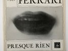 LUC FERRARI - PRESQUE RIEN - I.N.A.G.R.M -Série GRAMME - 1980 -
