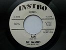 INVADERS 45 'PAM' 'INVASION' USA INSTRO KILLER CIRCA 1960 ROCKABILLY 1970S RE M-