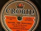 Crown 3306 Dick Robertson Or MINNIE THE MOOCHER two druggy songs  1931 78 pm E-