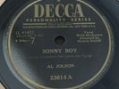 AL JOLSON Decca 23614 SONNY BOY- MY MAMMY 78 EE