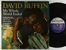 David Ruffin - My Whole World Ended LP - Motown DG VG+