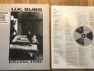 U.K. SUBS - Killing Time *LP* LIMITED CLEAR VINYL 1989 Press FALL OUT RECORDS UK