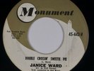 JANICE WARD: Double Crossin’ Sweetie Pie US Monument Teen Rockabilly 45