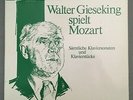 C989 Gieseking plays Mozart Piano Sonatas & Pieces 8LP EMI F 669.452-459