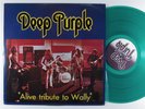 DEEP PURPLE A Live Tribute To Wally PPR 2XLP VG++ green & black vinyl promo ^