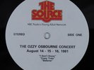 OZZY OSBOURNE For Broadcast: August 14-16-16, 1981 THE SOURCE 2XLP VG+ ^