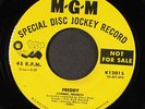 CONNIE FRANCIS: freddy / didn't i love you enough MGM 7