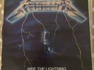 METALLICA - RIDE THE LIGHTNING MFN27 Vinyl LP 1984 Music For Nations VG+/VG 1st