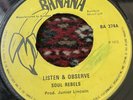 Soul Rebels Listen & Observe 7” Banana Records BA 374 Rare Reggae Ska UK 1972