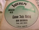 12” Hitrun Dub From The Ghetto Crytuff All Stars Bim Sherman Love Jah Only Vg+