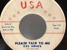 Del Tones - Please Talk To Me / Angels Sang 45 RPM - USA - Tested VG- Vinyl - F3