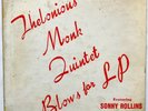 Thelonious Monk Quintet Blows For LP, by Thelonious Monk USA 1954 Prestige