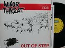 MINOR THREAT Out Of Step EP (Dischord 10, 1983 UK) VG++ Vinyl, Lyric Insert