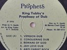 - KING TUBBY'S PROPHESY OF DUB - UK PROPHETS LP  - ORIGINAL 1976