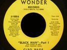 CLEO PAGE Black Man Part I / Part II 45 WONDER RECORDS JJ-1000 Soul Funk Blues