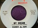 SUNNY & SUNLINERS My Dream / Hip Huggin Mini RPR 45 Latin Soul Funk NM-