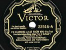 Victor #22516: Johnny Johnson O-I'm Learning A Lot From You/A Big Bouquet For E-