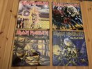 Iron Maiden 4x Vinyl 12” Records Number Of The Beast Piece Of Mind Live After