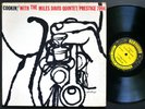 MILES DAVIS Cookin' LP PRESTIGE PRLP 7094 MONO W.50th John Coltrane Red Garland