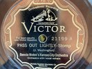 Victor 21199 Bennie Moten Kansas City Or PASS OUT LIGHTLY-Stomp  78rpm Jazz EE-