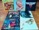SEVEN ROCK LPs - VAN HALEN - THE CARS - STEELY DAN - CYNDI LAUPER - ROB'T PALMER