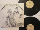 Metallica - And Justice For All -EX/VG 1988 Thrash Metal 1ST Elektra Sleeves Des
