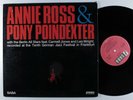 ANNIE ROSS & PONY POINDEXTER Self Titled SABA 15-082-ST LP germany gatefold **