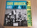 DAVE BRUBECK AND JAY & KAI - AT NEWPORT - UK 1ST ISSUE -  EXCELLENT