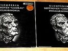 BEETHOVEN CHORAL KLEMPERER T/S B/S TURQUOISE COLUMBIA STEREO SAX 2276 2277 LPs