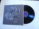 ITALY IMPORT FABRIZIO DE ANDRE VOL.1 LP BLUEBELL RECORDS BB 39 SILK PAPER INSERT