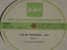 STRANGLERS QUEEN ROLLING STONES JUDIE TZUKE BBC TOP POPS TRANS DISC 816 LP 1980