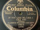 CLARENCE WILLIAMS' JAZZ KINGS If You Like Me Like Col1735-D US-1929 10