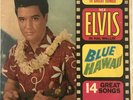 ELVIS PRESLEY BLUE HAWAII OST LP RCA SILVER SPOT UK MONO 1961 VGC PRO CLEANED