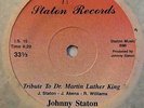 Modern Soul Synth 45 JOHNNY STATON A Tribute To Martin Luther King Jr. HEAR Rare