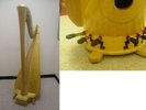 Venus Premier Concert Pedal Harp Natural Finish