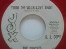 45 RPM MOD PSYCHE THE ARGYLES, TURN ON YOUR LOVE LIGHT / STILL IN LOVE WITH YOU
