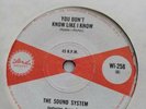The Sound System / Owen Gray - You Don't Know Like I Know - 1965 UK Island WI258