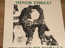 MINOR THREAT - TRY NOT TO FORGET - TEST PRESS - SILK SCREENED SLEEVE - Ltd  23