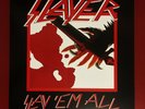 SLAYER Slay 'Em All LP Red Transparent Reek of Death Records Live 84 Fan Edition