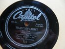 78 rpm- Billie Holiday-jazz song stylist- Trav'lin Light- billed as Lady Day E-