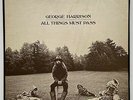 ORIGINAL 1970 GEORGE HARRISON Album ALL THINGS MUST PASS Vinyl w POSTER 3Lp EUC