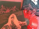 Strychnos - Lessons in Terror - Die Hard red splatter vinyl, TS+Patch+Button