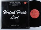 URIAH HEEP Live MERCURY 2XLP VG+ gatefold w/ attached booklet