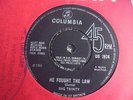 She Trinity - He Fought The Law 1966 UK 45 COLUMBIA EX+ MOD GIRL GROUP