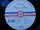16-inch Transcription – The King's Men - Standard Program Library #U-191