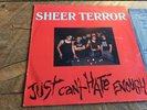 Sheer Terror - Just Can't Hate Enough 1989 First Press  Rare